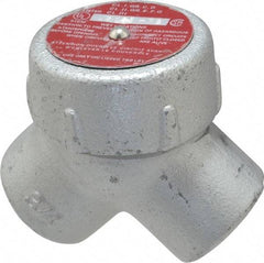 Thomas & Betts - 3/4" Trade, Iron Threaded Angled Rigid/Intermediate (IMC) Conduit Elbow - Noninsulated - Benchmark Tooling