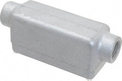 O-Z/Gedney - C Body, 1/2" Trade, Rigid Malleable Iron Conduit Body - Rectangle, 3.69" OAL, Hazardous Locations - Benchmark Tooling