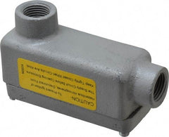 O-Z/Gedney - LB Body, 1/2" Trade, Rigid Malleable Iron Conduit Body - Rectangle, 3.69" OAL, Hazardous Locations - Benchmark Tooling