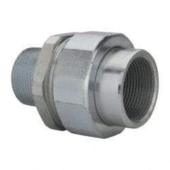 Thomas & Betts - 1-1/4" Trade, Steel Threaded Straight Rigid/Intermediate (IMC) Conduit Male Union - Noninsulated - Benchmark Tooling