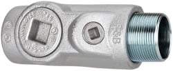 Thomas & Betts - 1-1/2" Trade, Iron Threaded Rigid/Intermediate (IMC) Conduit Sealing Fitting - Noninsulated - Benchmark Tooling