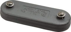 Hubbell Killark - 1" Trade, Cast Iron Conduit Body Cover Plate - Use with Form 7 Conduit Bodies - Benchmark Tooling