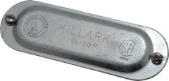 Hubbell Killark - 1" Trade, Steel Conduit Body Cover Plate - Use with Form 35 Conduit Bodies, Form 85 Conduit Bodies - Benchmark Tooling