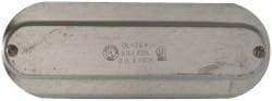 Hubbell Killark - 2-1/2" & 3" Trade, Steel Conduit Body Cover Plate - Use with Form 35 Conduit Bodies, Form 85 Conduit Bodies - Benchmark Tooling