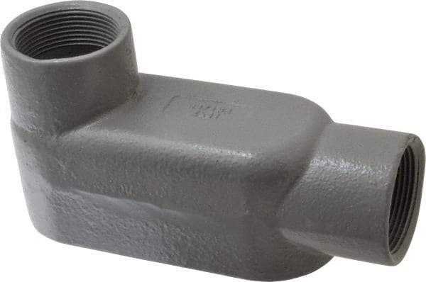 Hubbell Killark - Form 7, LB Body, 1-1/2" Trade, IMC, Rigid Iron Conduit Body - Oval, 7-1/4" OAL, 26 cc Capacity, Gray, Hazardous & Wet Locations - Benchmark Tooling