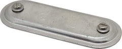 Hubbell Killark - 1" Trade, Aluminum Conduit Body Cover Plate - Use with Form 7 Conduit Bodies - Benchmark Tooling