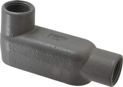 Hubbell Killark - Form 7, LB Body, 1" Trade, IMC, Rigid Iron Conduit Body - Oval, 6-5/16" OAL, 11 cc Capacity, Gray, Hazardous & Wet Locations - Benchmark Tooling