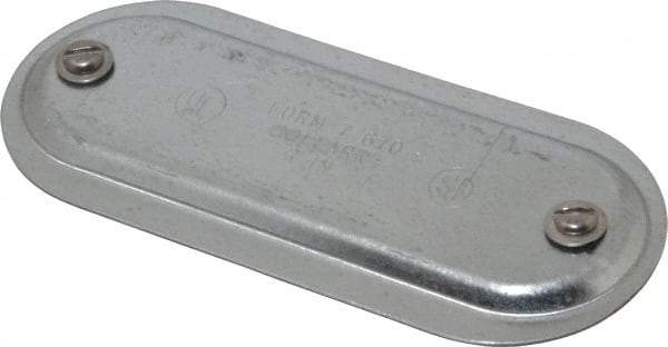 Hubbell Killark - 2" Trade, Steel Conduit Body Cover Plate - Use with Form 7 Conduit Bodies - Benchmark Tooling