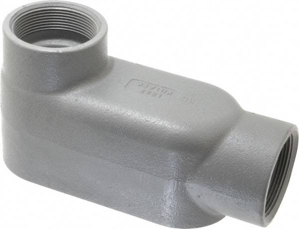 Hubbell Killark - Form 7, LB Body, 2" Trade, IMC, Rigid Iron Conduit Body - Oval, 8-1/4" OAL, 48 cc Capacity, Gray, Hazardous & Wet Locations - Benchmark Tooling