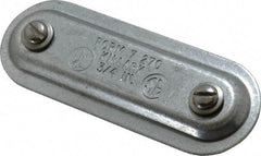 Hubbell Killark - 3/4" Trade, Steel Conduit Body Cover Plate - Use with Form 7 Conduit Bodies - Benchmark Tooling