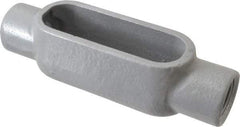 Hubbell Killark - Form 7, C Body, 3/4" Trade, IMC, Rigid Iron Conduit Body - Oval, 6-3/16" OAL, 7 cc Capacity, Gray, Hazardous & Wet Locations - Benchmark Tooling