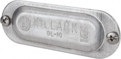 Hubbell Killark - 1/2" Trade, Aluminum Conduit Body Cover Plate - Use with Form 35 Conduit Bodies, Form 85 Conduit Bodies - Benchmark Tooling