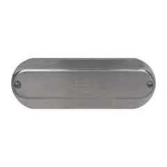 Hubbell Killark - 2-1/2" & 3" Trade, Aluminum Conduit Body Cover Plate - Use with Form 35 Conduit Bodies, Form 85 Conduit Bodies - Benchmark Tooling