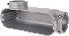 Hubbell Killark - LL Body, 2" Trade, EMT Aluminum Conduit Body - Oval, 9-7/32" OAL, Dry Locations - Benchmark Tooling