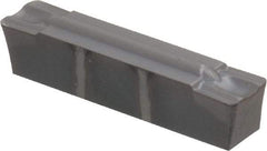 Kennametal - 0505M0G GMP Grade KC5025, 5.05mm Cutting Width Carbide Grooving Insert - 4.2mm Max Depth of Cut, Neutral, 0.8mm Corner Radius, TiAlN Finish - Benchmark Tooling