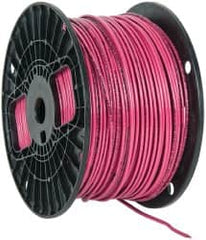 Southwire - THHN/THWN, 14 AWG, 15 Amp, 500' Long, Solid Core, 1 Strand Building Wire - Red, Thermoplastic Insulation - Benchmark Tooling