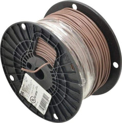 Southwire - THHN/THWN, 14 AWG, 15 Amp, 500' Long, Solid Core, 1 Strand Building Wire - Brown, Thermoplastic Insulation - Benchmark Tooling