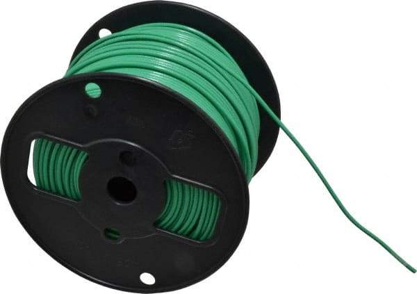 Southwire - THHN/THWN, 12 AWG, 20 Amp, 500' Long, Solid Core, 1 Strand Building Wire - Green, Thermoplastic Insulation - Benchmark Tooling