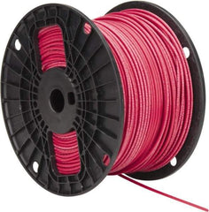 Southwire - THHN/THWN, 14 AWG, 15 Amp, 500' Long, Stranded Core, 19 Strand Building Wire - Red, Thermoplastic Insulation - Benchmark Tooling