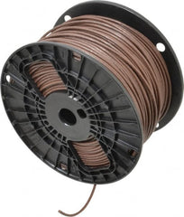 Southwire - THHN/THWN, 14 AWG, 15 Amp, 500' Long, Stranded Core, 19 Strand Building Wire - Brown, Thermoplastic Insulation - Benchmark Tooling