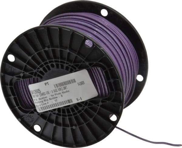 Southwire - THHN/THWN, 14 AWG, 15 Amp, 500' Long, Stranded Core, 19 Strand Building Wire - Purple, Thermoplastic Insulation - Benchmark Tooling