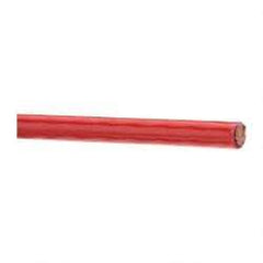 Southwire - THHN/THWN, 6 AWG, 55 Amp, 500' Long, Stranded Core, 19 Strand Building Wire - Red, Thermoplastic Insulation - Benchmark Tooling