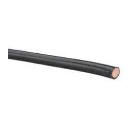 Southwire - THHN/THWN, 4 AWG, 70 Amp, 500' Long, Stranded Core, 19 Strand Building Wire - Black, Thermoplastic Insulation - Benchmark Tooling