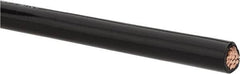 Southwire - THHN/THWN, 2 AWG, 95 Amp, 500' Long, Stranded Core, 19 Strand Building Wire - Black, Thermoplastic Insulation - Benchmark Tooling