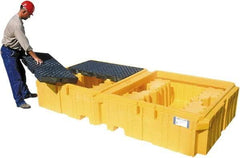 UltraTech - 535 Gallon Sump, IBC Pallet - 125 Inch Long x 62 Inch Wide x 22 Inch High, 2 Totes - Benchmark Tooling