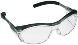 3M - Clear Lenses, Framed Welding Glasses - Anti-Fog, Scratch Resistant, Gray Polycarbonate Frame, Adjustable Temples, Size Universal, Over the Glasses - Benchmark Tooling