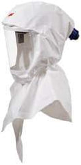 3M - Universal Size, PAPR Compatible Hood - Polypropylene, White, Compatible with GVP, TR-300 & V-Series Air Sources - Benchmark Tooling