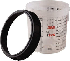 3M - Paint Sprayer Cup & Collar - Standard Collar and Cup - Benchmark Tooling