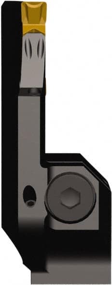 Seco - CFO, External, Right Hand, 0.71" Max Depth of Cut, 2mm Min Groove Width, Indexable Grooving Tool Holder - LC.. 160.. Insert Compatibility, 1" Shank Height, 1" Shank Width, 6" OAL - Benchmark Tooling