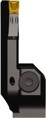 Seco - CFO, External, Right Hand, 0.71" Max Depth of Cut, 2mm Min Groove Width, Indexable Grooving Tool Holder - LC.. 160.. Insert Compatibility, 1" Shank Height, 1" Shank Width, 6" OAL - Benchmark Tooling