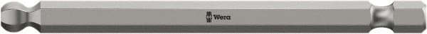 Wera - 5mm Hex Bit - 1/4" Hex Drive, 3-1/2" OAL - Benchmark Tooling