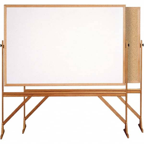 Ghent - Whiteboards & Magnetic Dry Erase Boards Type: Reversible Dry Erase/Corkboard Height (Inch): 71-3/4 - Benchmark Tooling