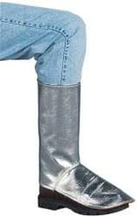 PRO-SAFE - Aluminized Blended Kevlar Leggings - No Pockets, Silver/Yellow - Benchmark Tooling