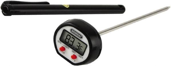 General - -40 to 302°F Digital Thermometer - Digital Display, Battery Power - Benchmark Tooling