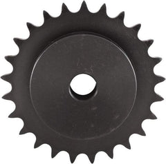 U.S. Tsubaki - 13 Teeth, 3/4" Chain Pitch, Chain Size 60, Plain Bore Sprocket - 3/4" Bore Diam, 3.134" Pitch Diam, 3.49" Outside Diam - Benchmark Tooling