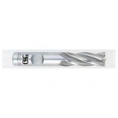 7/8 Dia. x 4-1/8 Overall Length 4-Flute Square End HSS-CO SE End Mill-Round Shank-Center Cutting-Uncoated - Benchmark Tooling