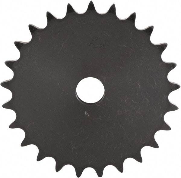 U.S. Tsubaki - 18 Teeth, 1/2" Chain Pitch, Chain Size 40, "A" Plate Roller Chain Sprocket - 5/8" Bore Diam, 2.879" Pitch Diam, 3.14" Outside Diam - Benchmark Tooling