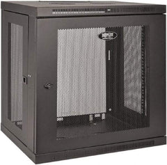 Tripp-Lite - 23-1/2" Overall Width x 12" Rack Height x 17-1/2" Overall Depth Data Cable Enclosure - 200 Lb Capacity, Black - Benchmark Tooling