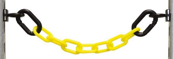 PRO-SAFE - 10' Long Polyethylene Carabiner Loading Dock Kit - Yellow, Black - Benchmark Tooling