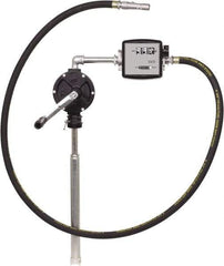 PRO-LUBE - 10 GPM, 3/4" Hose Diam, Kerosene, Diesel & Fuel Oil Pump - Cast-iron Pump, 3/4" Inlet, 3/4" Outlet, 3 Volts, 8' Hose Length - Benchmark Tooling