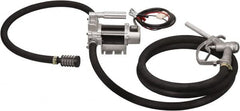 PRO-LUBE - 12 GPM, 3/4" Hose Diam, Kerosene & Diesel Pump - Aluminum Die Cast Pump, 3/4" Inlet, 3/4" Outlet, 12 VDC, 13' Hose Length, 1/4 hp - Benchmark Tooling