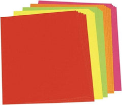 Pacon - Neon Color Poster Board, 28 x 22", Green/Orange/Pink/Red/Yellow 25/Ctn, Poster Board - Use with Easel Stands, Tabletops or Any Supporting Surface - Benchmark Tooling