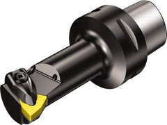 Sandvik Coromant - Left Hand Cut, Size C4, WNMG 332 Insert Compatiblity, Modular Turning & Profiling Cutting Unit Head - 13mm Ctr to Cutting Edge, 75mm Head Length, Through Coolant, Series T-Max P - Benchmark Tooling