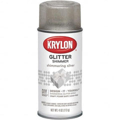 Krylon - Shimmering Silver, Glitter, Craft Paint Spray Paint - 4 oz Container - Benchmark Tooling