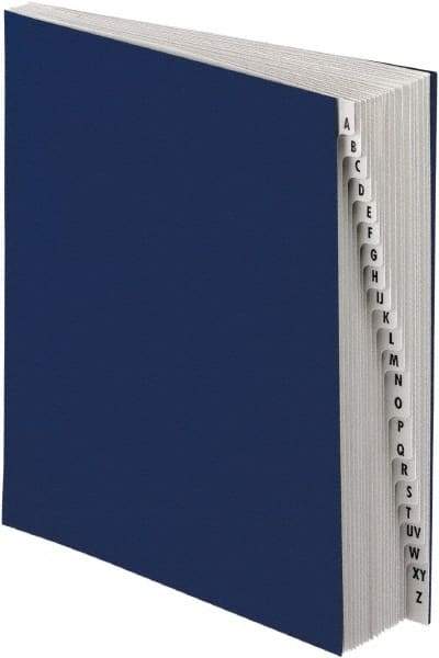 Pendaflex - 8-1/2 x 11", Letter Size, Dark Blue, A-Z Indexed Expanding Files - Benchmark Tooling