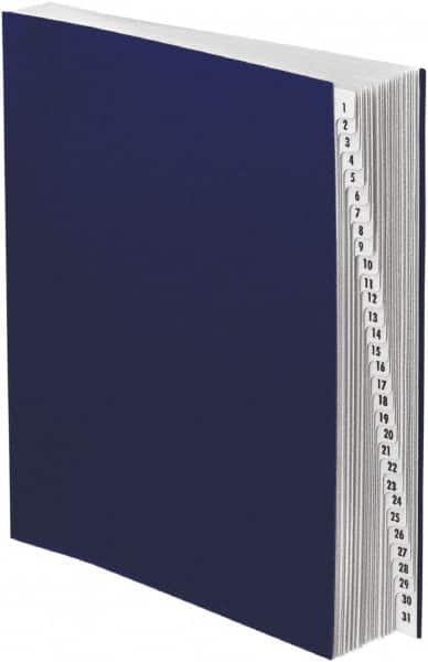 Pendaflex - 8-1/2 x 11", Letter Size, Dark Blue, Indexed Sorters - Benchmark Tooling